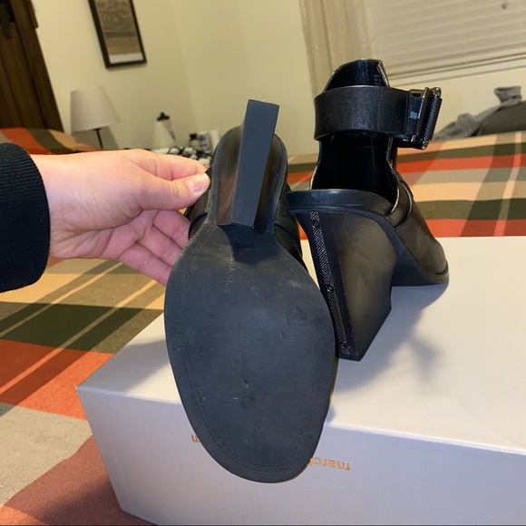 Calvin Klein Wood block heel Wedges - Picture 7 of 7